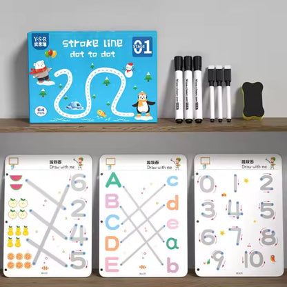 Reusable 64 Pages Kids Practice Set