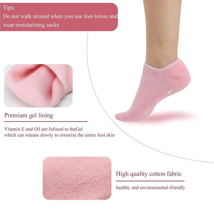 Foot Spa Pedicure Silicone Socks For Men & Women - Must for Winter Season