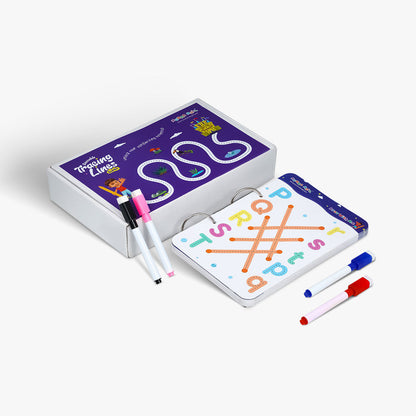 Reusable Tracing Book With 64 Pages + FREE Learning 2000+ pages PDF worksheet for kids📚