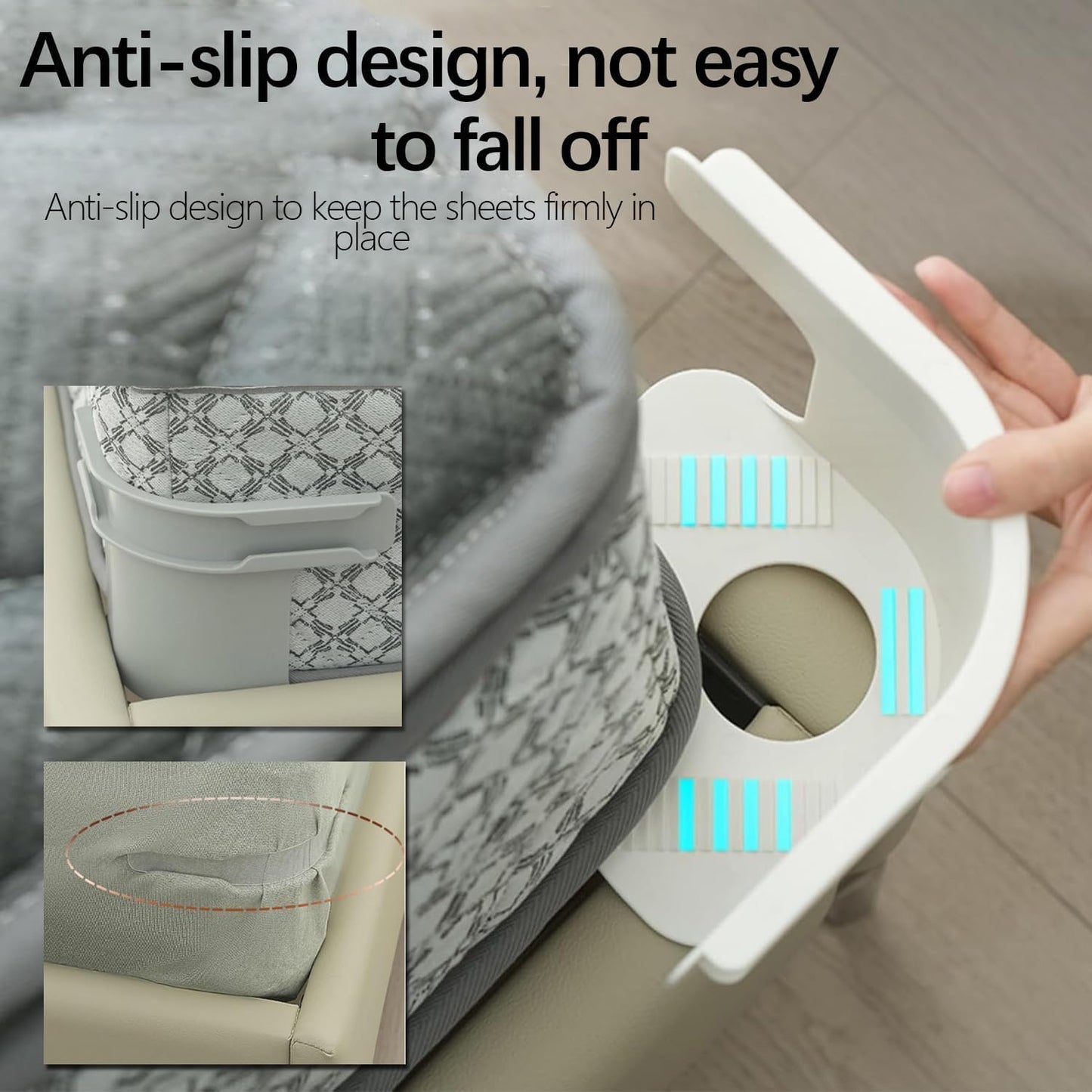 Smart Bed Sheet Holder | Clips for Tight & Wrinkle-Free Bedding