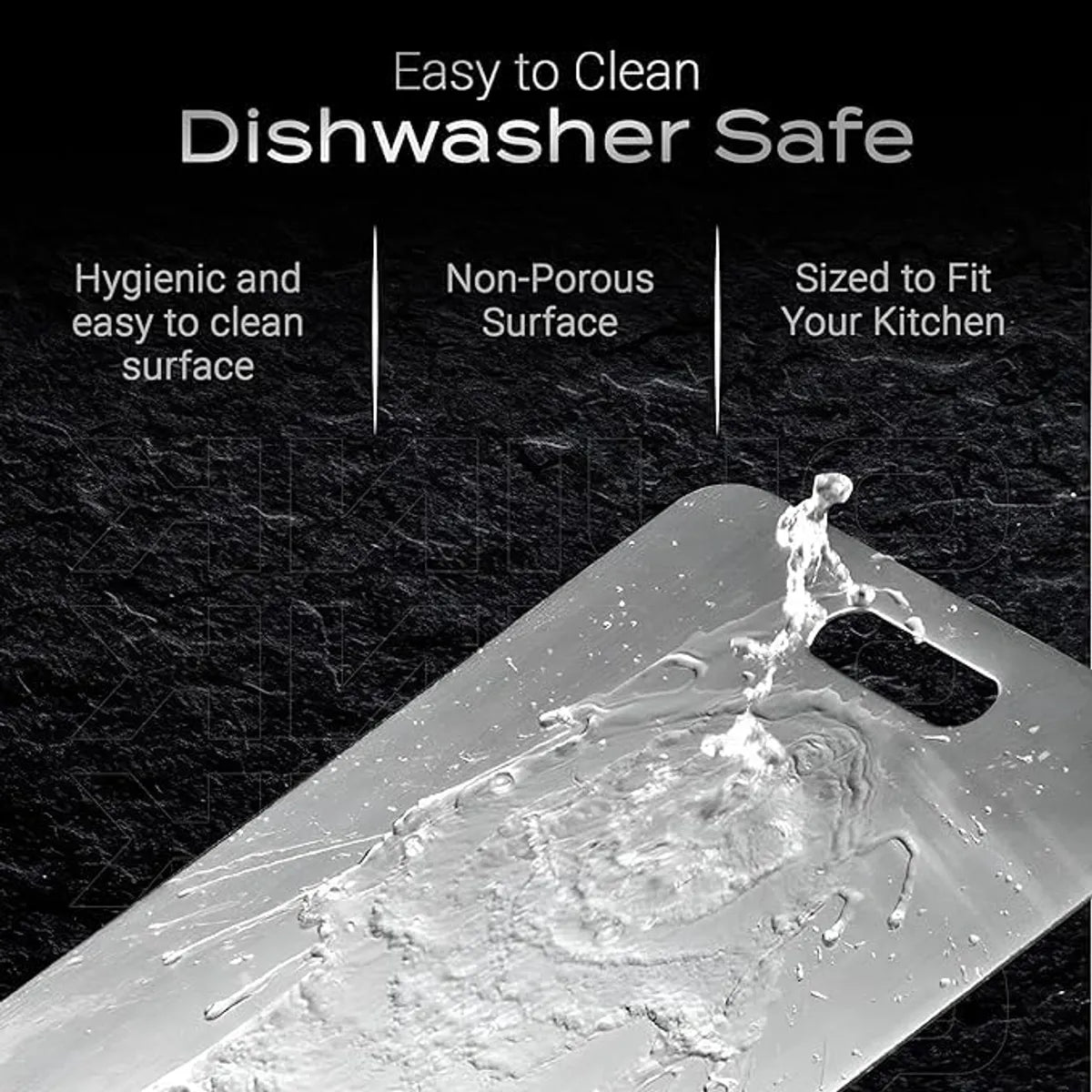 Stainless Steel Cutting Board For Kitchen - Heavy-Duty Chopping Board, Big Size Pad (36 Cm X 25 Cm)