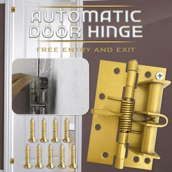 Automatically Closing Door Lock With 8 Screws each