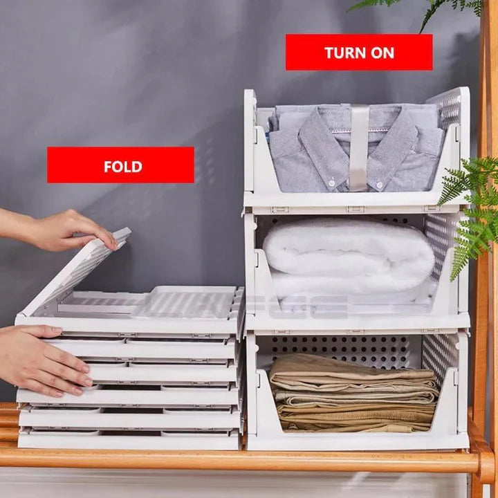 Foldable and Stackable Drawer Organizer | Premium Quality