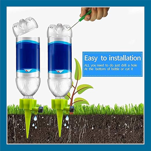 Drip Irrigation kit for Home Garden, Self-Watering Spikes for Plants, Automatic Plant Water Devices