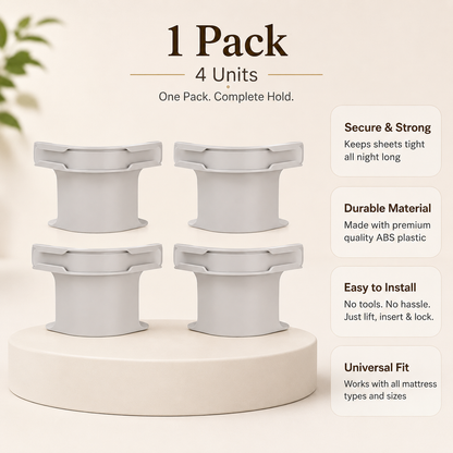 Smart Bed Sheet Holder | Clips for Tight & Wrinkle-Free Bedding