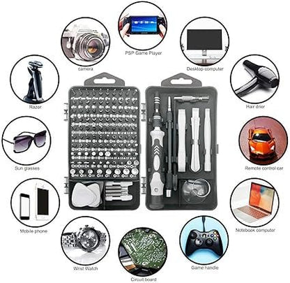 115 in 1 Interchangeble Multipurpose Screwdriver & Wrench Set | For Home Appliance ,Laptop, Mobile ,Computer