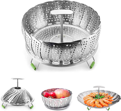 Stainless Steel Folding Steamer Basket