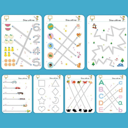 Reusable 64 Pages Kids Practice Set