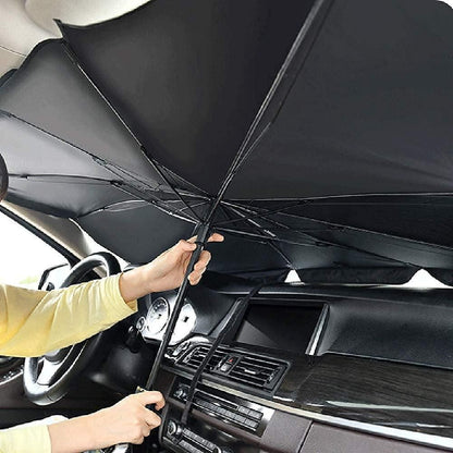 Foldable Reflective Car Umbrella for Sun Heat Protection