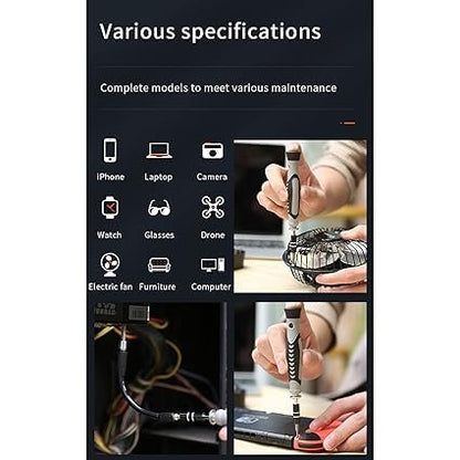 115 in 1 Interchangeble Multipurpose Screwdriver & Wrench Set | For Home Appliance ,Laptop, Mobile ,Computer