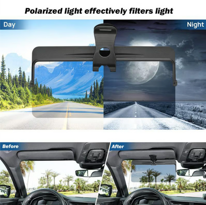 2 in 1 Car Day and Night Visor for all Cars (Large Car Visor)